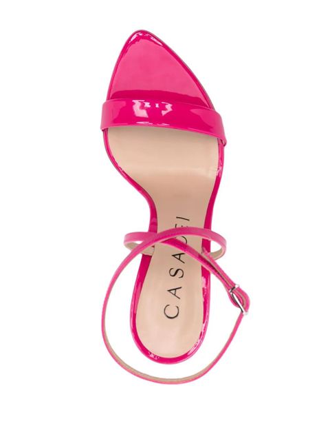 Casadei Scarlet Tiffany 100mm leather sandals - Pink