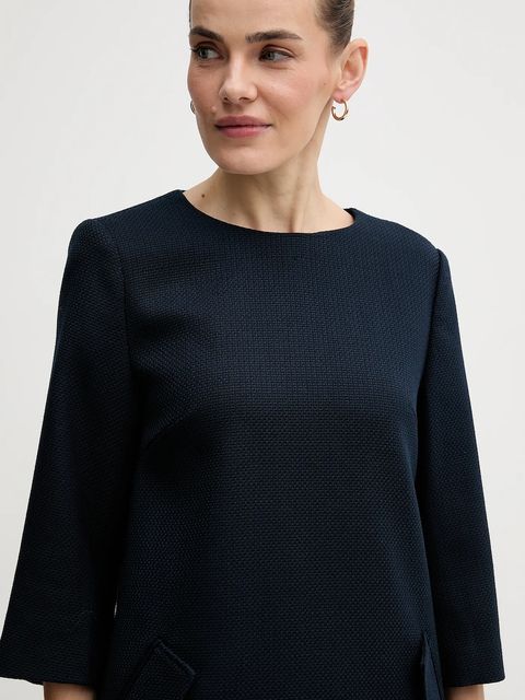 Tommy Hilfiger sukienka kolor granatowy mini rozkloszowana WW0WW47800