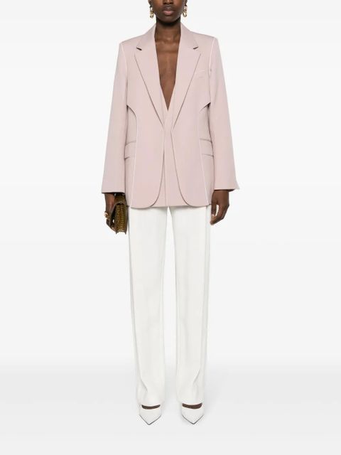 Victoria Beckham Double Panel single-breasted blazer - Pink