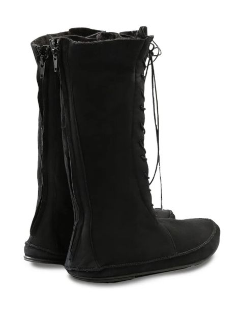 The Row leather boots - Black