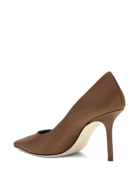 Jimmy Choo 85mm Love pointed pumps - Brown