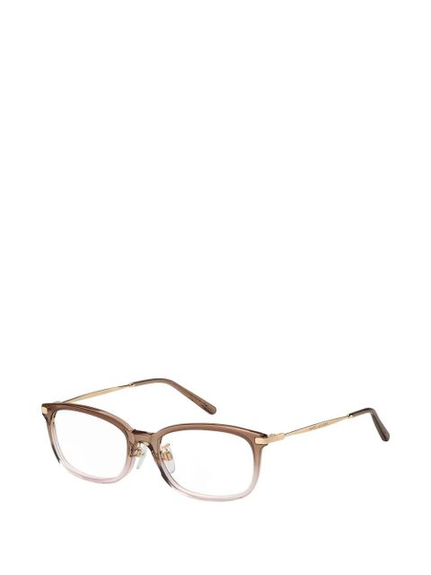 Marc Jacobs rectangle-frame glasses - Brown - zdjęcie produktu nr 2