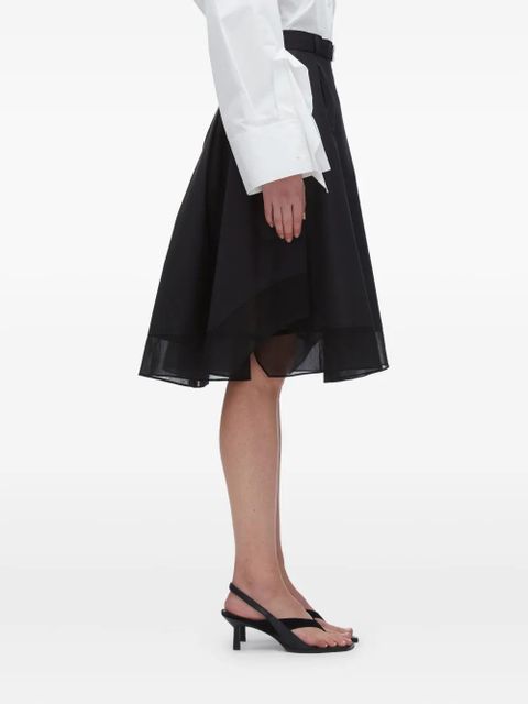 3.1 Phillip Lim belted layered skirt - Black - zdjęcie produktu nr 2