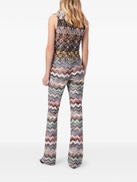 Missoni high-neck floral-pattern top - Neutrals - zdjęcie produktu nr 2
