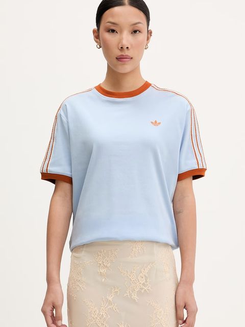 adidas Originals T-shirt damski bawełniany z elastanem - zdjęcie produktu nr 1
