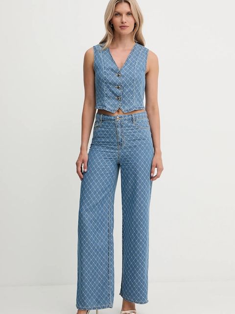 Morgan jeansy damskie kolor niebieski PSTEL - zdjęcie produktu nr 2