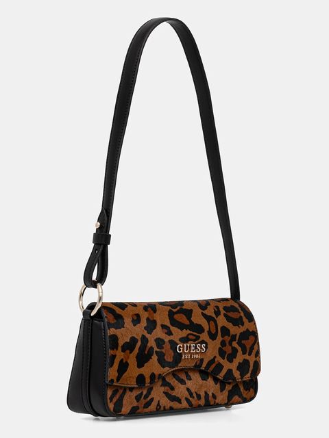 Guess torebka skórzana DOMITILLA kolor brązowy HWLO75 29780