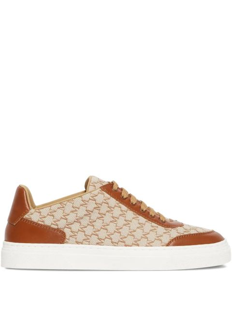 Max Mara monogram panel sneakers - VISONE - zdjęcie produktu nr 1