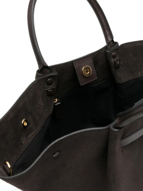 DeMellier mini New York buckle tote bag - Brown