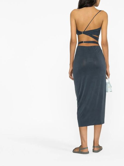 Jacquemus Le Bandeau asymmetric top - Blue