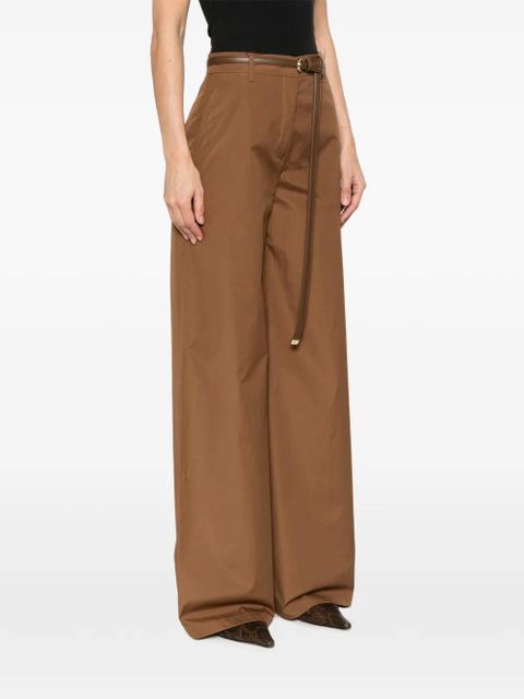 Max Mara belt-loops trousers - Brown