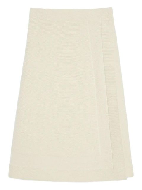 Jil Sander wrap midi skirt - Neutrals - zdjęcie produktu nr 1