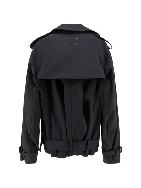 Maison Margiela belted double-breasted jacket - Black - zdjęcie produktu nr 2