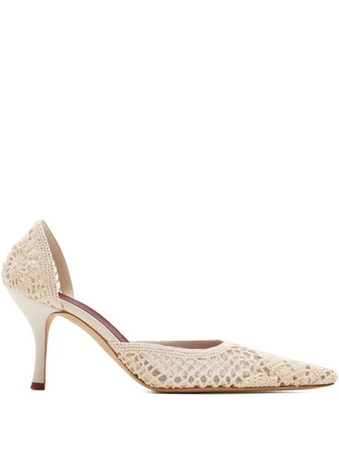 Magda Butrym 115mm Crochet pumps - Neutrals - zdjęcie produktu nr 1