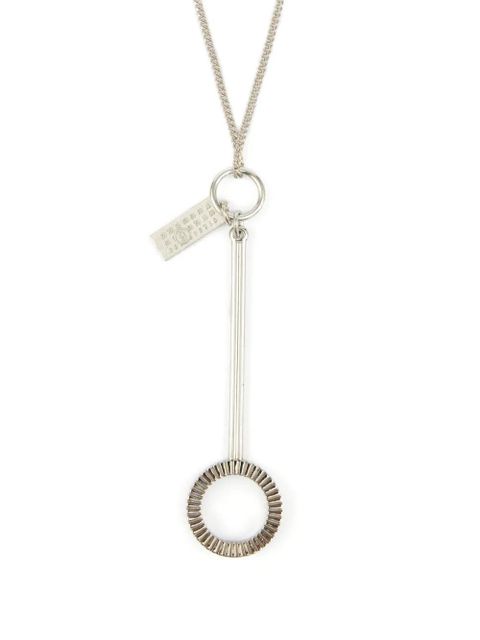 MM6 Maison Margiela Numeric-signature necklace - Silver