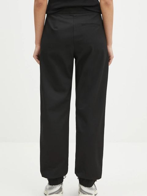 Samsoe Samsoe spodnie Saneem damskie kolor czarny proste high waist F25100156