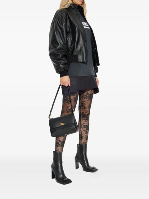 Balenciaga logo-embroidered layered dress - Black - zdjęcie produktu nr 2