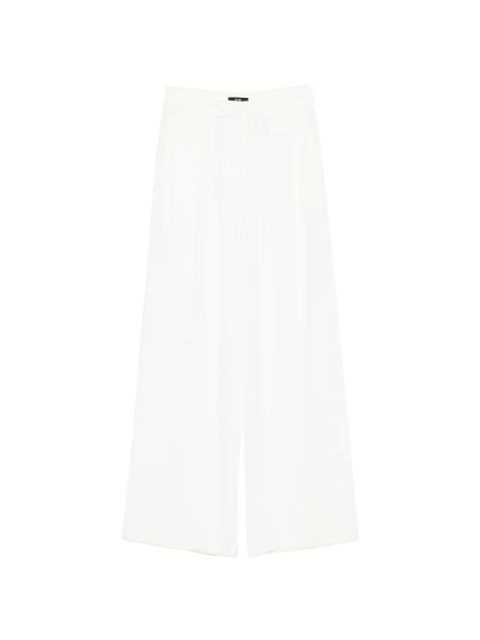 Eleh pleated wide-leg trousers - White - zdjęcie produktu nr 1
