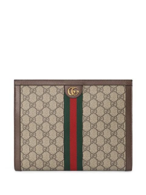 Gucci Ophidia zip-up pouch - Neutrals - zdjęcie produktu nr 1