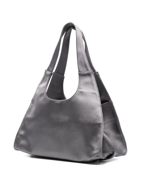 Gimaguas curved-handle tote bag - Silver