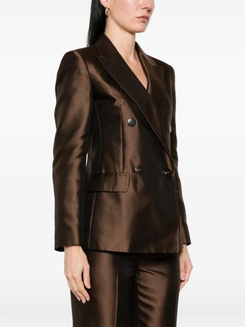 Max Mara double-breasted blazer - Brown