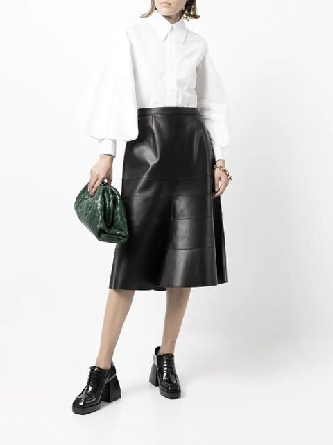 LOEWE high-waisted midi skirt - Black - zdjęcie produktu nr 2