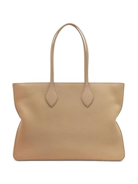 Ferragamo medium leather tote bag - Neutrals