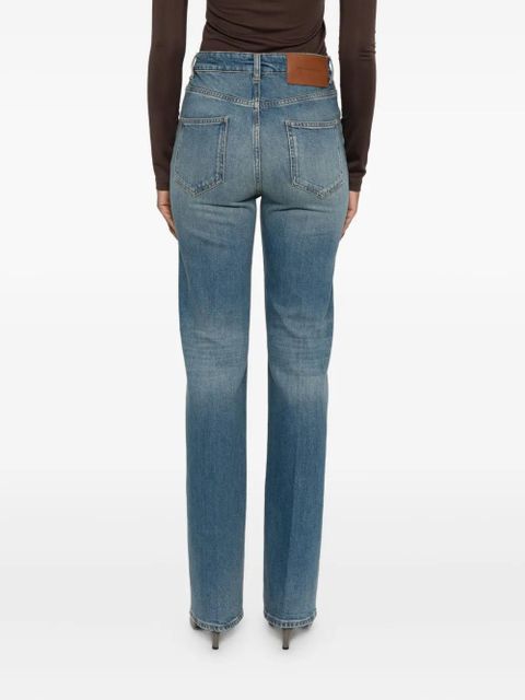 Victoria Beckham Julia washed jeans - Blue