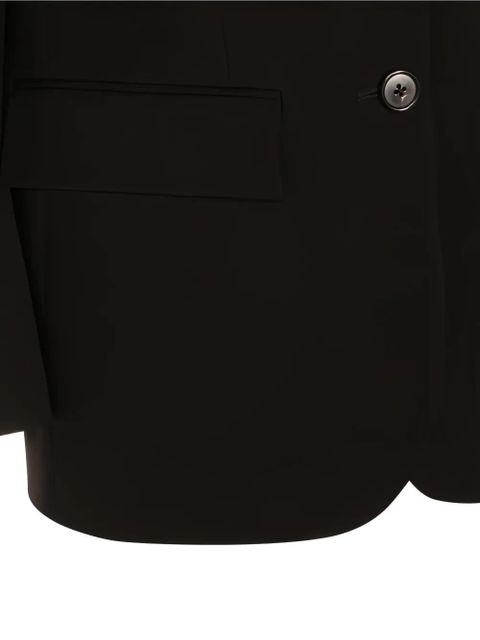 The Row notched-lapels buttoned blazer - Black