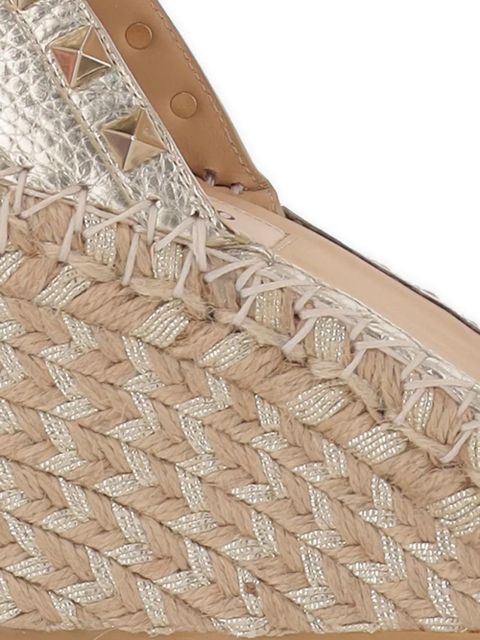 Valentino Garavani Rockstud espadrilles - Gold