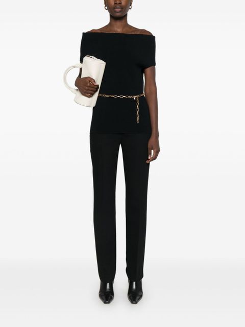 TOTEME low-rise stovepipe trousers - Black - zdjęcie produktu nr 2