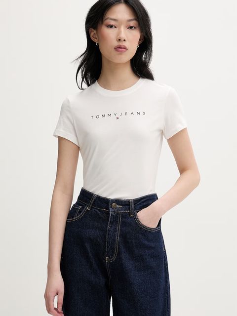 Tommy Jeans T-shirt damski bawełniany - zdjęcie produktu nr 1