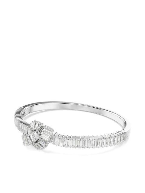 Swarovski Matrix baguette-cut knot bracelet - Silver
