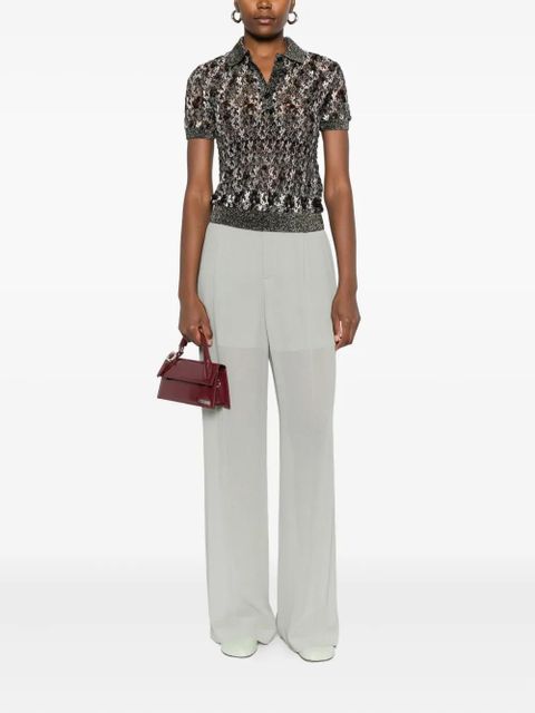 Missoni knit polo top - Brown - zdjęcie produktu nr 2