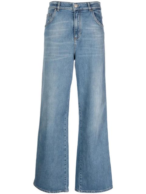 Blumarine mid-rise boyfriend-cut jeans - Blue - zdjęcie produktu nr 1