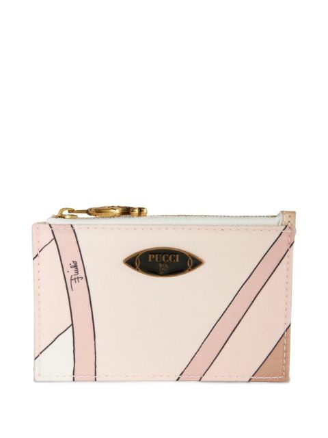 PUCCI Iride-print card holder - Neutrals