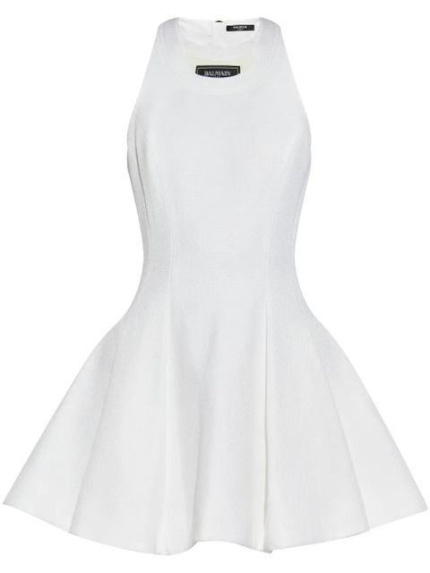 Balmain pleated mini dress - White - zdjęcie produktu nr 1
