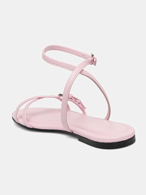 HUGO sandały skórzane Tayna