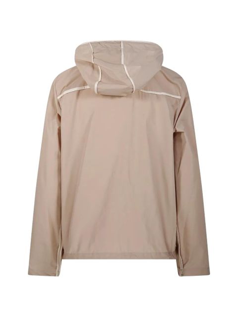 Moncler Sarracenia logo-patch hooded jacket - Neutrals - zdjęcie produktu nr 2