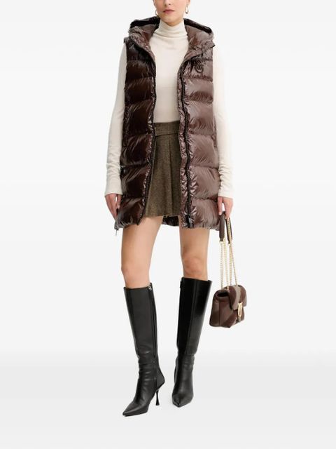 PINKO hooded zip coat - Brown - zdjęcie produktu nr 2