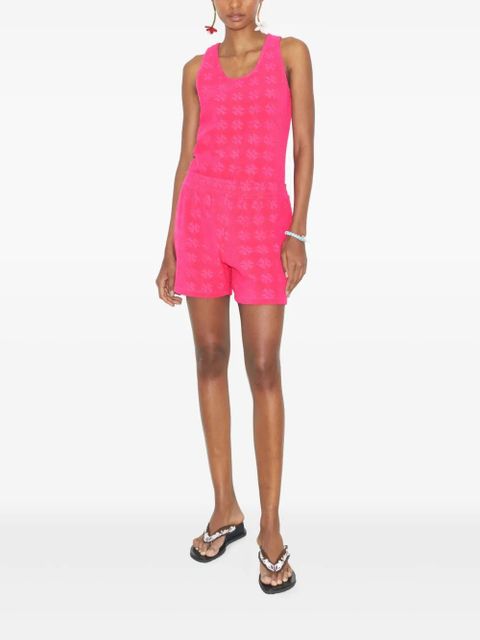Tory Burch terry jacquard shorts - Pink - zdjęcie produktu nr 2