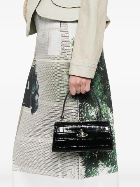 Vivienne Westwood Doll Xl logo-plaque mini bag - Black - zdjęcie produktu nr 2