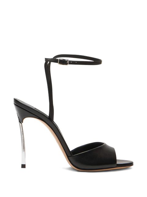 Casadei buckle-strap heeled sandals - Black - zdjęcie produktu nr 1
