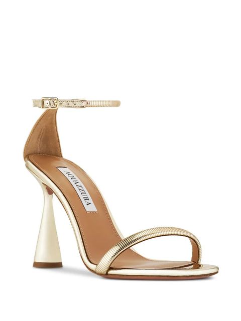 Aquazzura 95mm Hot sandals - Gold - zdjęcie produktu nr 2