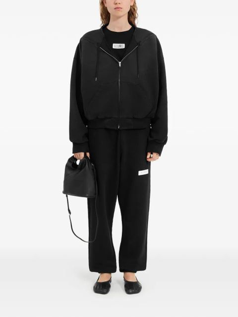 MM6 Maison Margiela zipped hoodie - Black - zdjęcie produktu nr 2