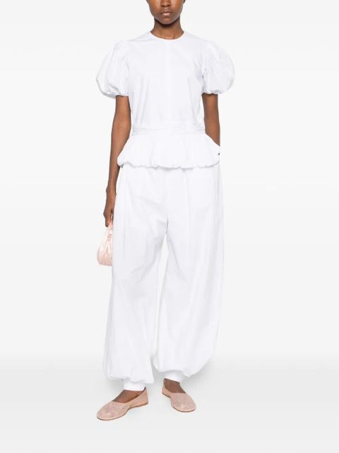 ROTATE BIRGER CHRISTENSEN tapered trousers - White - zdjęcie produktu nr 2