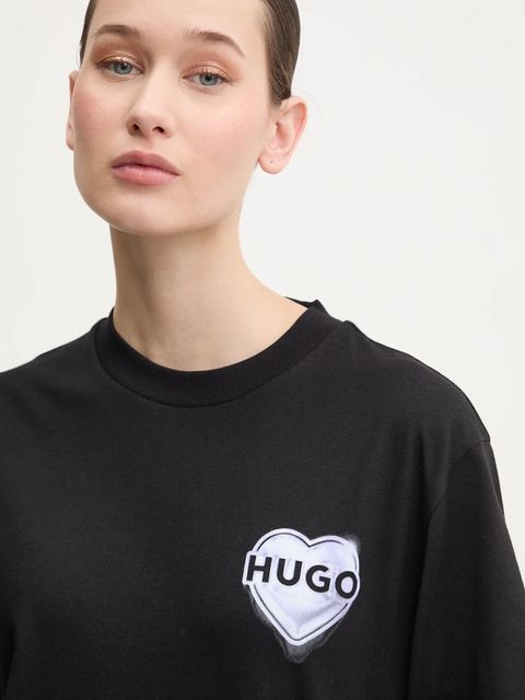HUGO t-shirt bawełniany
