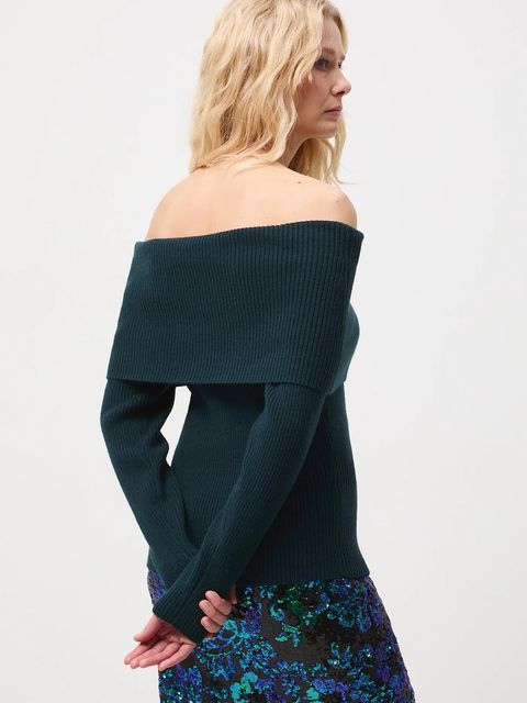 Medicine sweter damski kolor zielony