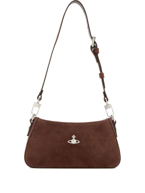 Vivienne Westwood Tasha orb-detail shoulder bag - Brown - zdjęcie produktu nr 1