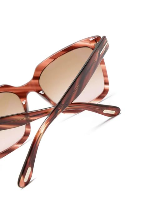 TOM FORD Eyewear square-frame sunglasses - Brown - zdjęcie produktu nr 2